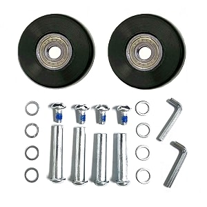 lotowelzon 2 luggage suitcase inline skate replacement wheels od45mmxw18mm