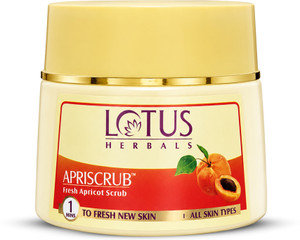 LOTUS HERBALS Apriscrub Fresh Apricot Exfoliating Face