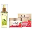 Lotus Herbals Nutramoist Skin Renewal Daily Moisturising Creme, SPF 25, 50g And Lotus Herbals Basiltone Cucumber Basil Clarifying And Balancing Toner, 100ml