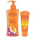 Lotus Herbals Safe Sun UV-Protect Body Lotion For Dry Skin, 250ml &amp; Safe Sun Daily Multi Function Sunblock SPF-70, 60g
