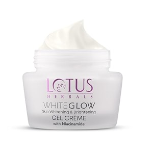 lotus herbals whiteglow with niacinamide skin whitening amp brightening gel creme 60g
