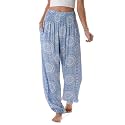 Lotus and Luna Women's Harem Pants Thai Pants for Beach &amp; Lounge High Waisted Flowy Boho Pants Genie Pants Yoga Pants