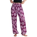 Lotus and Luna Women's Harem Pants Thai Pants for Beach &amp; Lounge High Waisted Flowy Boho Pants Genie Pants Yoga Pants