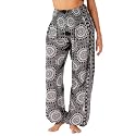 Lotus and Luna Women's Harem Pants Thai Pants for Beach &amp; Lounge High Waisted Flowy Boho Pants Genie Pants Yoga Pants