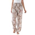 Lotus and Luna Women's Harem Pants Thai Pants for Beach &amp; Lounge High Waisted Flowy Boho Pants Genie Pants Yoga Pants