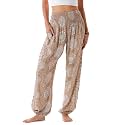 Lotus and Luna Women's Harem Pants Thai Pants for Beach &amp; Lounge High Waisted Flowy Boho Pants Genie Pants Yoga Pants