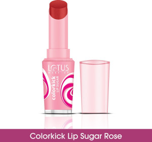 lotus make - up colorkick lip sugar rose