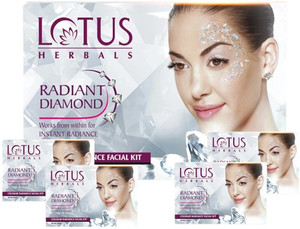 lotus radiant diamond cellular radiance facial kit  37g4 