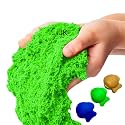 Loty Store Active Sand 500g Green for Kids - Natural Kinetic Sand Kit | Soft Moving Sand Clay Toys for Boys Girls (Green)