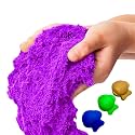 Loty Store Active Sand 500g Purple for Kids - Natural Kinetic Sand Kit for Activity Toys | Soft Moving Sand Clay Toys for Boys Girls