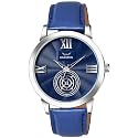 LOUIS DEVIN BlackBlueBrownGreen Leather Strap Analog Wrist