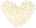 louis india White Rose Artificial Flower