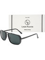 LOUIS KOUROS Retro Square Sunglasses