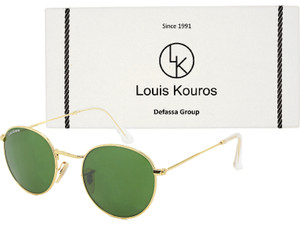 LOUIS KOUROS UV Protection Mirrored Riding Glasses