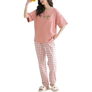Louis Luxe Women Cotton Blend Pajama Set