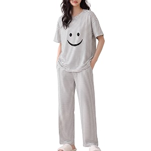 Louis Luxe Women Cotton Blend Pajama Set