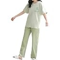 Louis Luxe Women Cotton Blend Pajama Set
