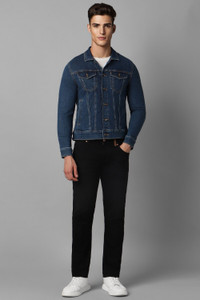 LOUIS PHILIPPE Full Sleeve Solid Men Jacket