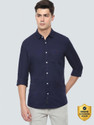 LOUIS PHILIPPE Slim Fit Full Sleeve Over Dyed Men Slim Fit Solid Spread Collar Casual Shirt