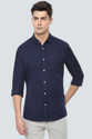 Louis Philippe Jeans Slim Fit Full Sleeve Over Dyed Men Slim Fit Solid Spread Collar Casual Shirt
