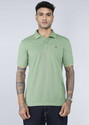 Louis Philippe Jeans Men Solid Polo Neck