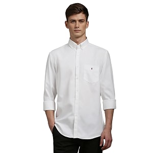 Louis Philippe Mens Cotton Slim Fit Shirt