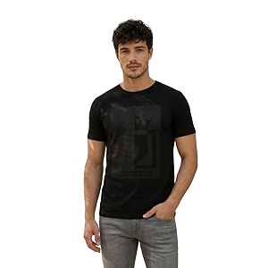 Louis Philippe Mens Cotton Slim Fit T-Shirt