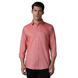 Louis Philippe Mens Cotton Slim Fit Shirt