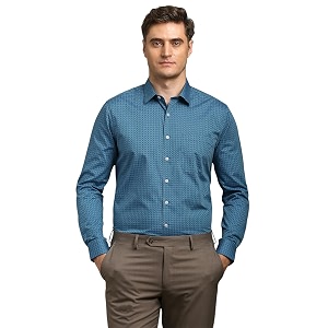 Louis Philippe Mens Slim Fit Easy to