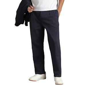 Louis Philippe Mens Mid Rise Overdyed Baggy