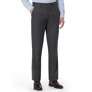 Louis Philippe Mens Regular Fit Mid Rise