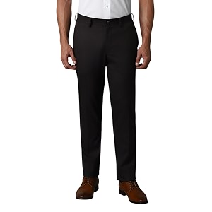 Louis Philippe Mens Regular Fit Mid Rise