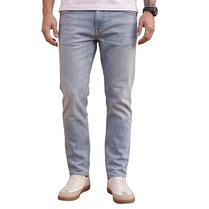 Louis Philippe Mens Slim Fit Stretch Fabric