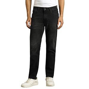 Louis Philippe Mens Slim Fit Stretch Fabric