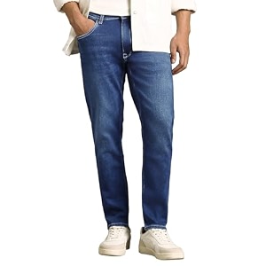 Louis Philippe Mens Slim Fit Stretch Fabric