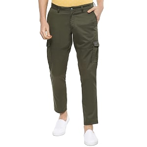 Louis Philippe Mens Slim Fit Solid Cotton