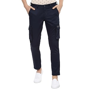Louis Philippe Mens Slim Fit Solid Cotton