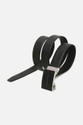 LOUIS PHILIPPE Men Black Genuine Leather Belt