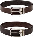LOUIS PHILIPPE Men Formal Brown Genuine Leather