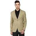 Louis Philippe Men Khaki Slim Fit Solid