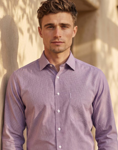 LOUIS PHILIPPE Men Printed Formal Purple Shirt