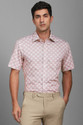 LOUIS PHILIPPE Men Printed Formal Red Shirt