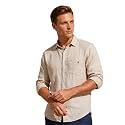 Louis Philippe Men s Linen Blend Solid