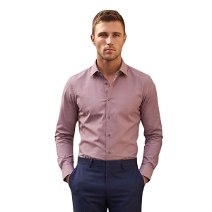 Louis Philippe Mens Slim Fit Bamboo Blend