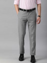 LOUIS PHILIPPE Men Slim Fit Grey Viscose