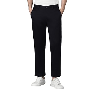 Louis Philippe Mens Slim Fit Mid Rise