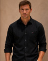 LOUIS PHILIPPE Men Slim Fit Solid Spread Collar Casual Shirt