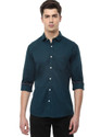 LOUIS PHILIPPE Men Slim Fit Solid Spread Collar Casual Shirt