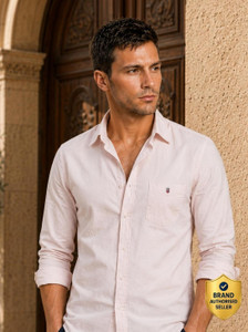 louis philippe men slim fit solid spread collar casual shirt