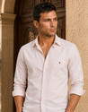 LOUIS PHILIPPE Men Slim Fit Solid Spread Collar Casual Shirt